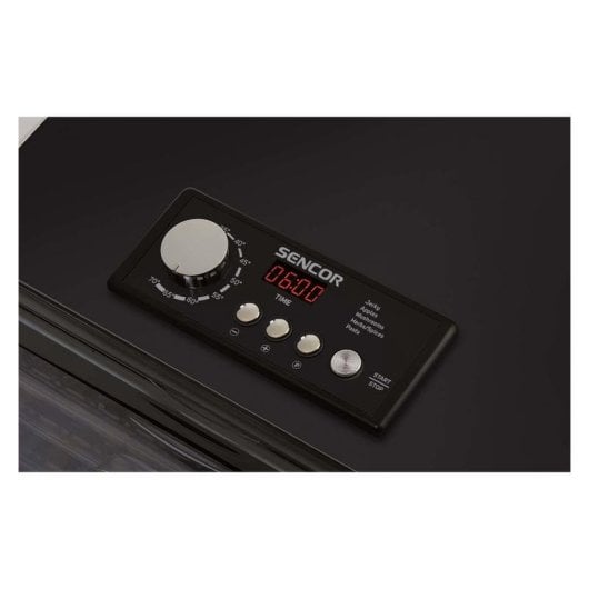Deshydrateur Sencor SFD 6600BK Noir LCD 500W 12 plateaux