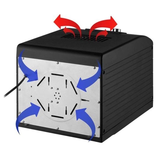 Deshydrateur Sencor SFD 6600BK Noir LCD 500W 12 plateaux