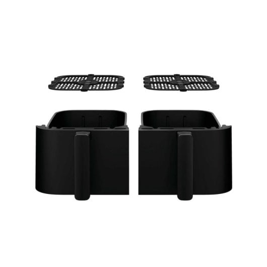 Freidora de Aire Haier HAF3AD 011 11,5L 1400W Doble Cajón Táctil Negra