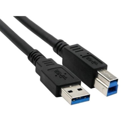 Cable USB Hamlet XCU320ABMM 2 m USB A a USB B 3.2 Gen 1 Negro