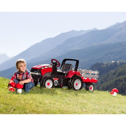 Trator a Pedais Peg Perego Maxi Diesel assento ajustável 4 rodas