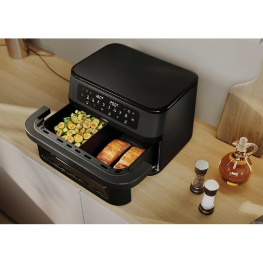 Friteuse sans Huile Haier HAF3ADW 011 11,5L 1500W Double Tiroir Contrôle Tactile