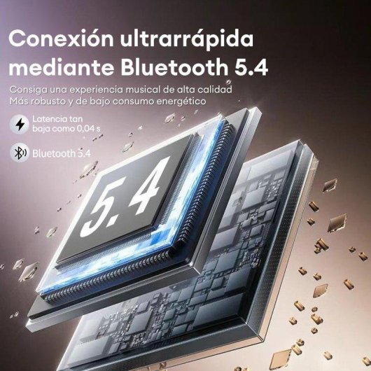 Auriculares Generica Paxa-vogbuds 5 Pro sem fios Bluetooth IA, gancho, rosa