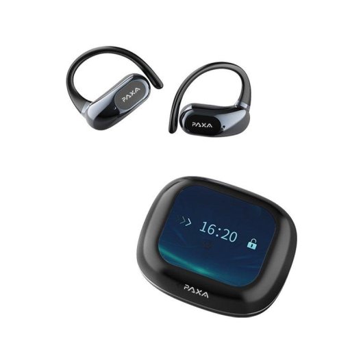 Auriculares Genérica Paxa inalámbricos Bluetooth 5.4 con Cancelación de Ruido 35 dB y Pantalla Táctil