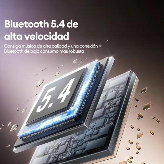 Auriculares Genérica Paxa inalámbricos Bluetooth 5.4 con Cancelación de Ruido 35 dB y Pantalla Táctil