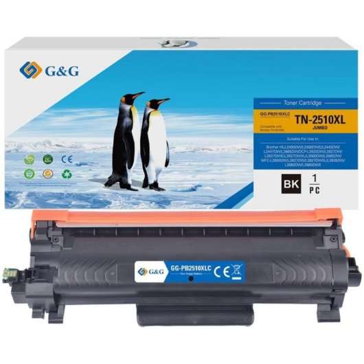 Toner G&G GG-PB2510XLC Preto XXL Compatível Brother