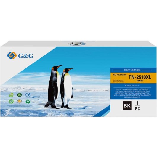 Toner G&G GG-PB2510XLC Preto XXL Compatível Brother
