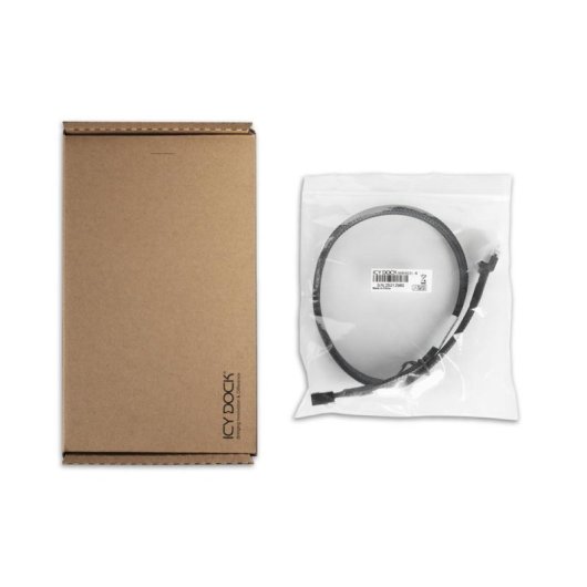 Cable Icy Dock MB402L-B Negro 500 mm Certificación UL20744