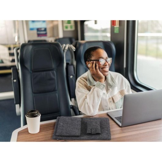 Funda Durable para Portátil 16.4" con 2 Bolsillos Antracita