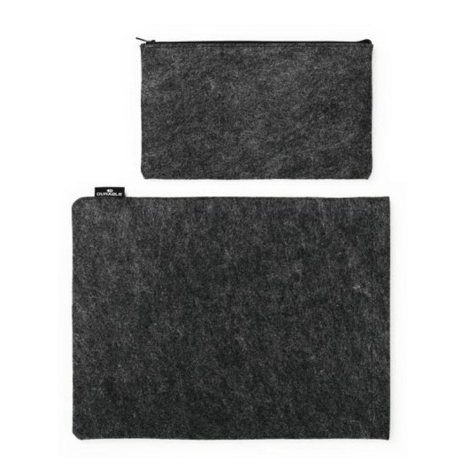 Housse Durable Effect 13'' Anthracite avec poche frontale
