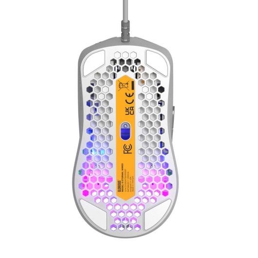 Ratón GLORIOUS Model O Eternal Cavo 12000DPI Bianco RGB 6 Pulsanti