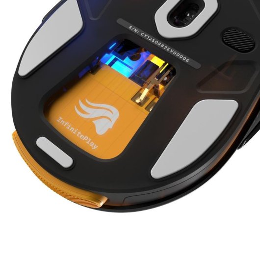 Ratón Glorious Model D3 Wireless Bluetooth RF 30000DPI Preto RGB 6 Botões