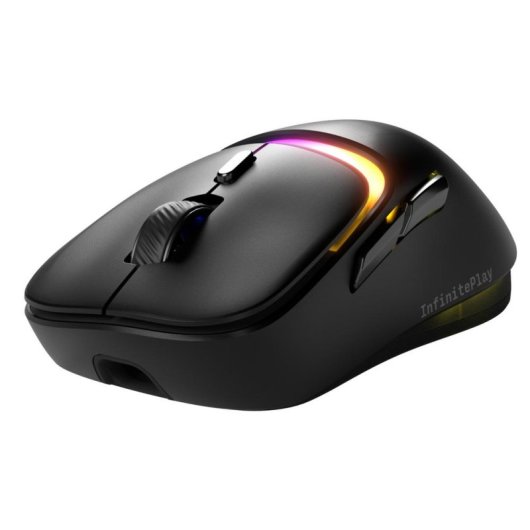 Ratón Glorious Model D3 Wireless Bluetooth RF 30000DPI Preto RGB 6 Botões