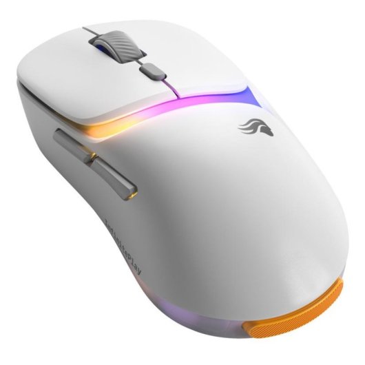Ratón GLORIOUS Model D3 Wireless Bluetooth RF 30000DPI Weiss RGB 6 Tasten