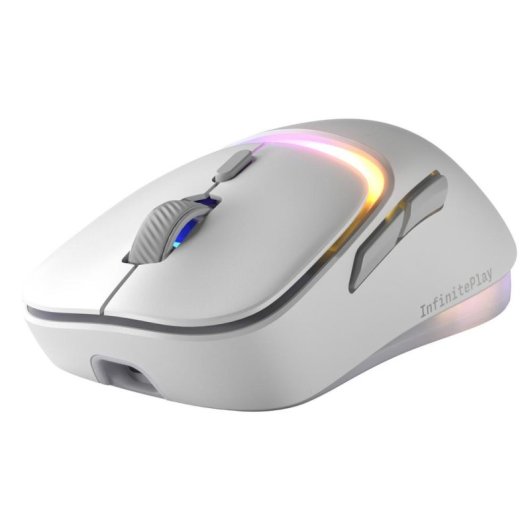 Ratón GLORIOUS Model D3 Wireless Bluetooth RF 30000DPI Weiss RGB 6 Tasten
