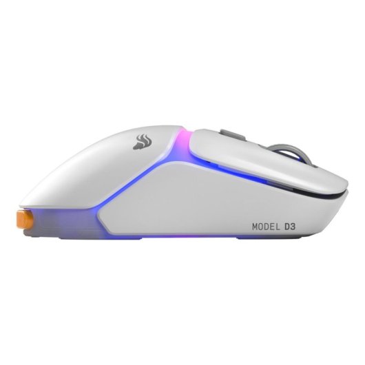 Ratón GLORIOUS Model D3 Wireless Bluetooth RF 30000DPI Weiss RGB 6 Tasten