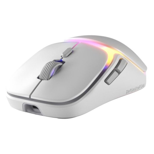 Ratón GLORIOUS Model O3 Wireless Bluetooth RF 30000DPI Weiss RGB 6 Tasten