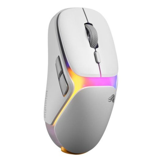 Ratón GLORIOUS Model O3 Wireless Bluetooth RF 30000DPI Weiss RGB 6 Tasten