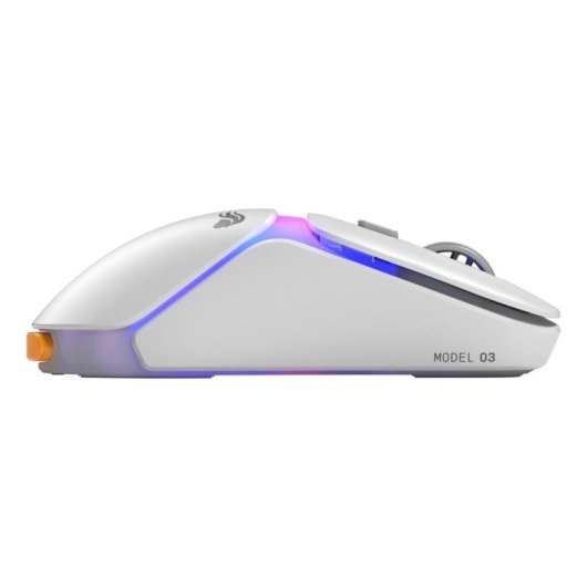 Ratón GLORIOUS Model O3 Wireless Bluetooth RF 30000DPI Weiss RGB 6 Tasten