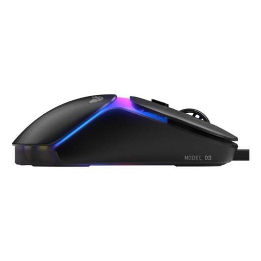Ratón Glorious Model O3 Wired USB 30000DPI Schwarz RGB 6 Tasten Gaming