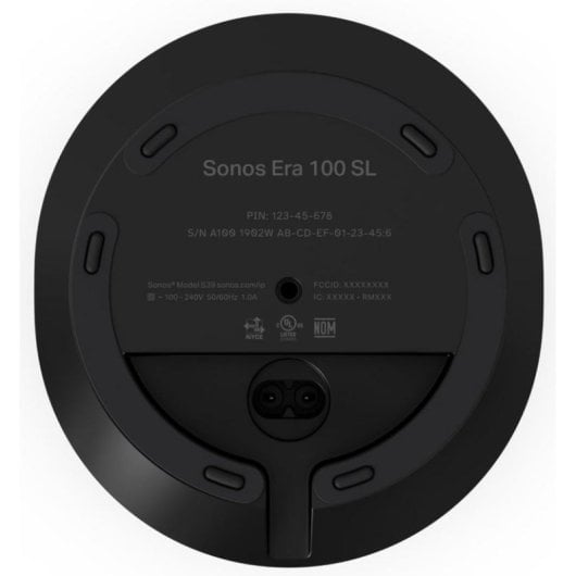 Altavoces Sonos Era 100 SL sans fil Bluetooth 5.3 Wi-Fi 6 Noir