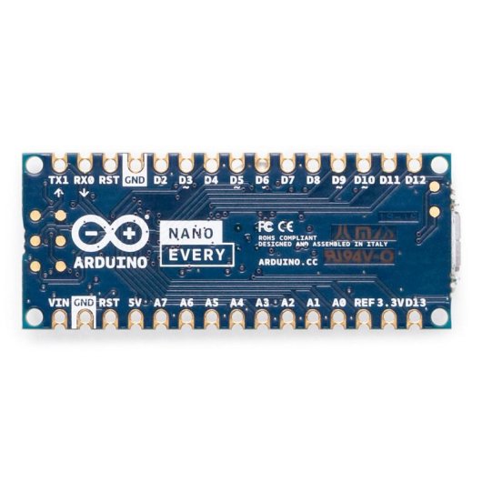 Placa de desarrollo Arduino Nano Every con microcontrolador ATmega4809