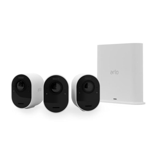 Cámara IP Arlo Ultra 2 4K Interior y Exterior Visión Nocturna Control por Voz Audio Bidireccional Ángulo panorámico