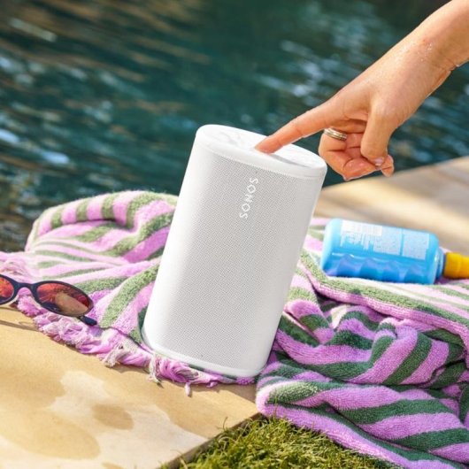 Altavoces Sonos Portables Wi-Fi 6 Bluetooth 5.3 Alexa IP67 Blanc