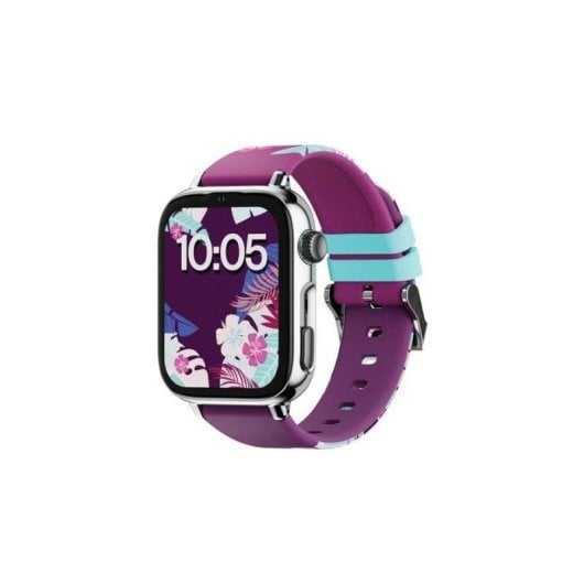 SaveFamily SaveWatch Plus 2 4G GPS 1,85" AMOLED Argento Cinturino Viola IP68 Cardio SOS