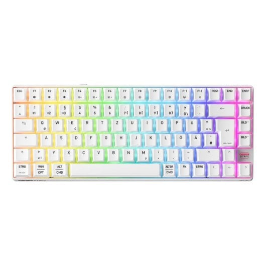 Tastatur CHERRY XTRFY K33 Compact Wireless Mem-chanical RGB QWERTZ Weiß