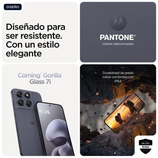 Motorola Moto G67 5G 4GB 6,8" 256GB Grau AMOLED-Display