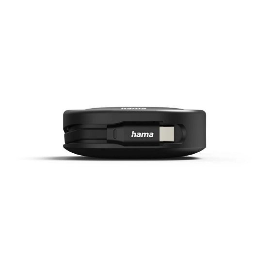 Kabel Hama 1 m USB-C auf USB-C USB 2.0 Schwarz Schnellladung