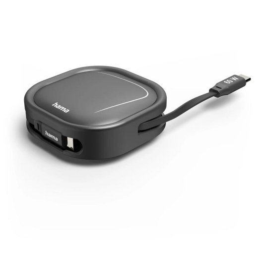 Kabel Hama 1 m USB-C auf USB-C USB 2.0 Schwarz Schnellladung