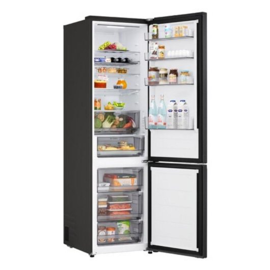 Frigorífico Combi LG GBBS322CEV No Frost 203cm 375L C Negro