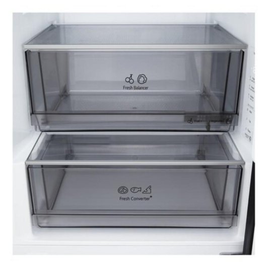Frigorífico Combi LG GBBS322CEV No Frost 203cm 375L C Negro
