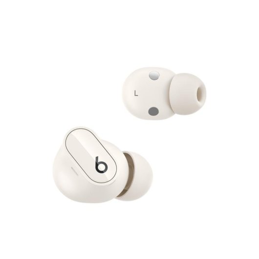 Kopfhörer Apple Beats Studio Buds + kabellos Bluetooth mit Aktiver Geräuschunterdrückung, Dolby Atmos, Mikrofon, IPX4, Elfenbein