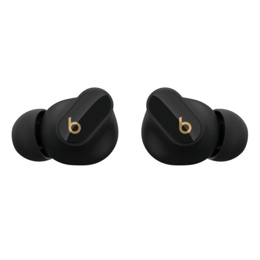 Kopfhörer Apple Beats Studio Buds + kabellos Bluetooth mit Geräuschunterdrückung, Mikrofon, IPX4, schwarz und gold