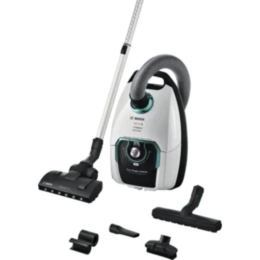 Aspirador com Saco Bosch BGL8HYG0L 890W 5L Filtro EPA Multiciclónico Preto Branco