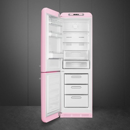 Frigorífico Combi Smeg FAB32LPK6 Total No Frost 196cm 331L C Rosa