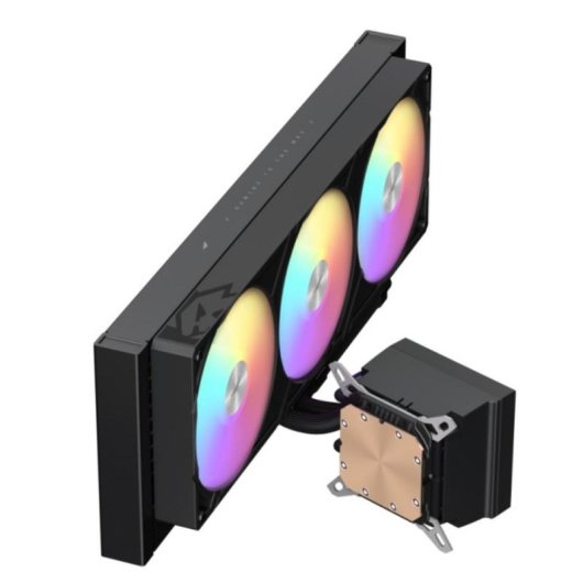 Refrigeración Líquida GameMax Glacier 360 LCD 395mm 3 Ventiladores LED Multicolor