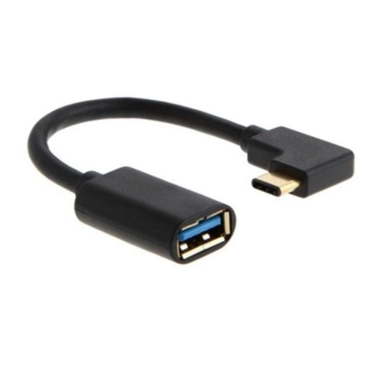 Kabel MicroConnect USB3.1CAF1.5BH-ANG USB 3.0 USB-C gewinkelt schwarz