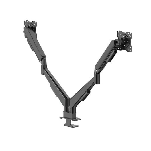 Hama 00220907 Supporto Monitor 2 Bracci Scrivania 17-35" VESA 75x75-100x100 Max 15Kg