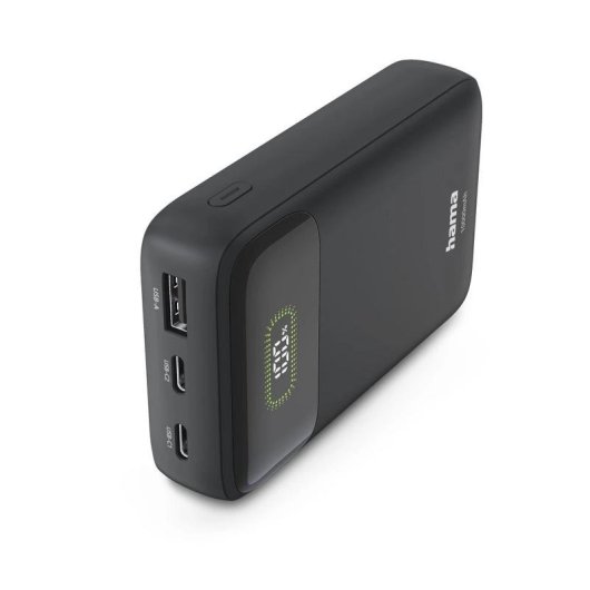 Batería Externa Hama PD10-W20 10000 mAh Quick Charge 3.0 Power Delivery Antracita
