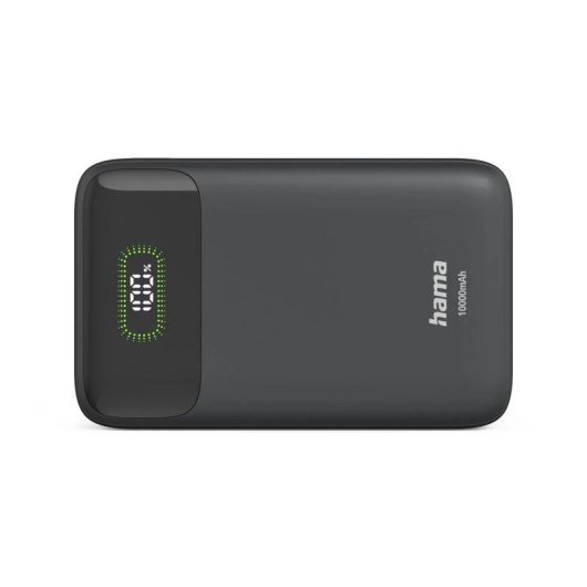 Batería Externa Hama PD10-W20 10000 mAh Quick Charge 3.0 Power Delivery Antracita