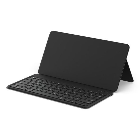 Teclado SATECHI OntheGo sem fios Bluetooth QWERTY inglês universal preto com suporte