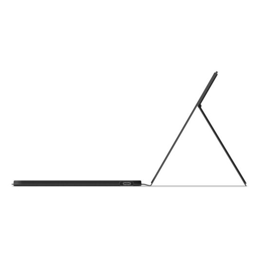 Teclado SATECHI OntheGo sem fios Bluetooth QWERTY inglês universal preto com suporte