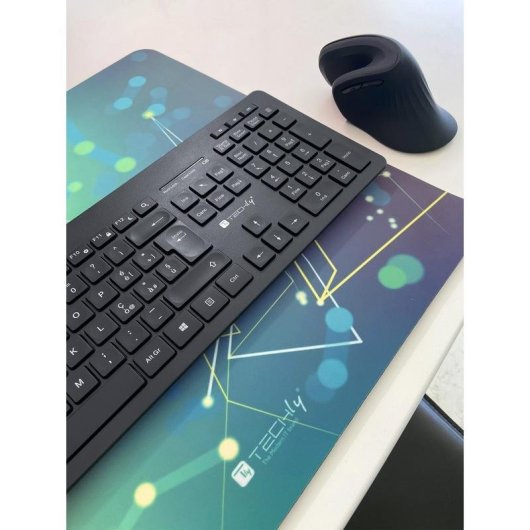 Teclado TECHLY ICTWC006-US inalámbrico completo RF negro QWERTY US English