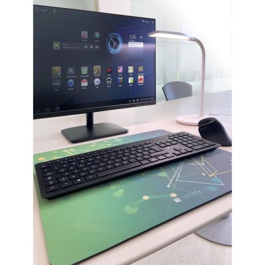 Teclado TECHLY ICTWC006-US inalámbrico completo RF negro QWERTY US English
