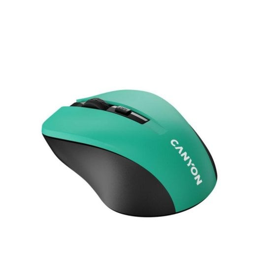 Ratón CANYON MW-1 Wireless RF 1200DPI Verde Ambidestro DPI Switch