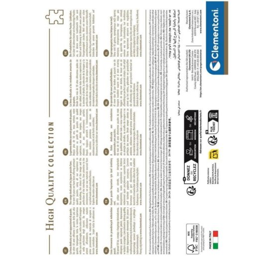Puzzle Clementoni 37094 Adultes 14 ans Boite Fermee Italie